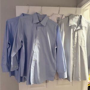 BROOKS BROTHERS BUNDLE 4 Shirts 1818 Non Iron Regular 16 1/2 -32/33
